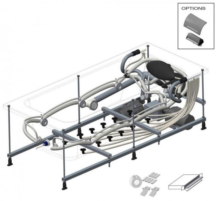 Акриловая ванна Jacob Delafon Elite 180х80 E5BC247R-M-00 с системой luxe Акриловая ванна Jacob Delafon Elite 180х80 E5BC247R-M-00 с системой luxe