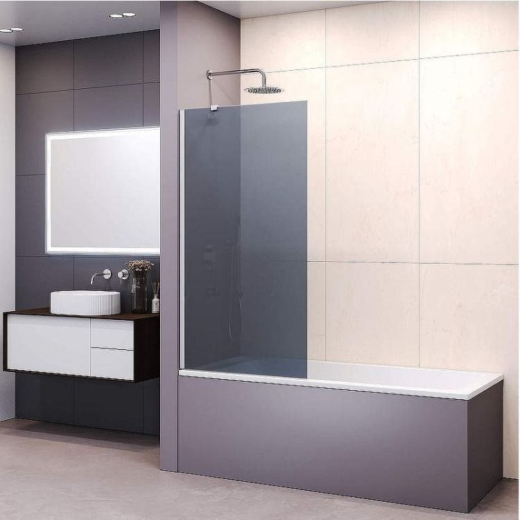 Шторка на ванну RGW Screens SC-151 60х150 351115106-31 профиль Хром стекло тонированное Шторка на ванну RGW Screens SC-151 60х150 351115106-31 профиль Хром стекло тонированное