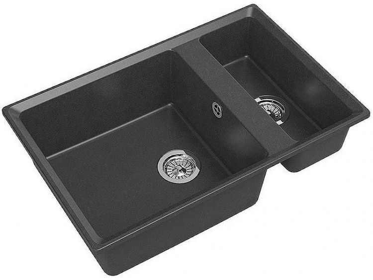 Кухонная мойка GranFest Level GF-LV-760K Графит Кухонная мойка GranFest Level GF-LV-760K Графит
