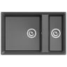 Кухонная мойка GranFest Level GF-LV-760K Графит Кухонная мойка GranFest Level GF-LV-760K Графит