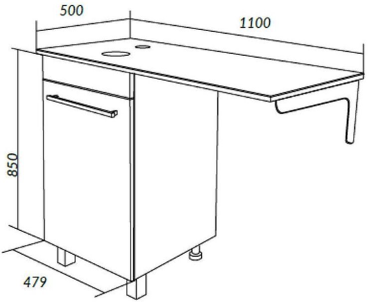 Тумба под раковину 1MarKa Wash 48Н Ц0000002638 Белый глянец Тумба под раковину 1MarKa Wash 48Н Ц0000002638 Белый глянец