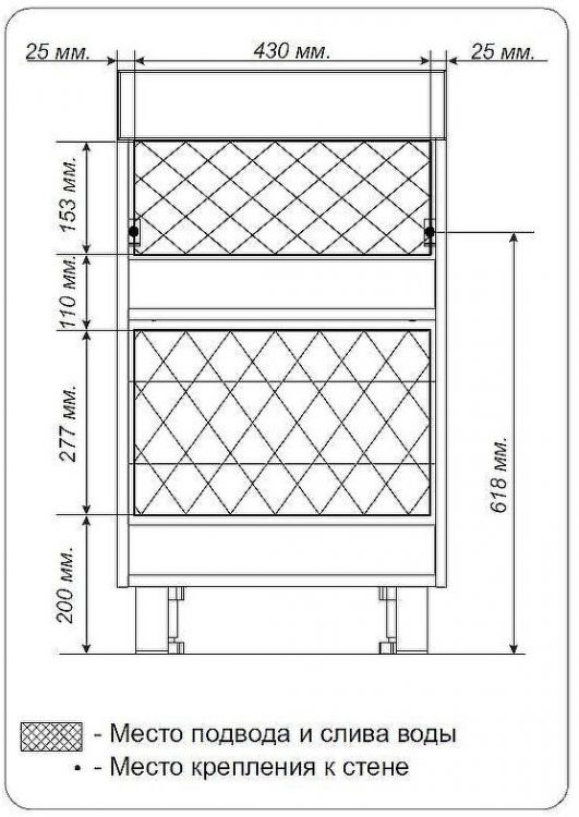 Тумба под раковину 1MarKa Wash 48Н Ц0000002638 Белый глянец Тумба под раковину 1MarKa Wash 48Н Ц0000002638 Белый глянец