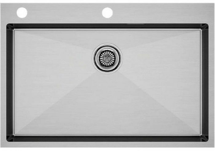 Кухонная мойка Paulmark Kroner-Edge 75 PM777551-BS Брашированная сталь