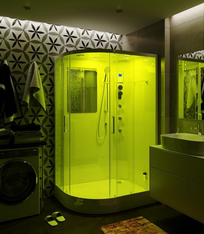 Душевая кабина TEUER Crystal D129-76R 120х90