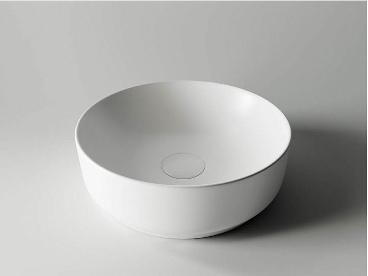 Умывальник CERAMICANOVA Element чаша накладная круглая (цвет Белый Матовый) CN6006 Умывальник CERAMICANOVA Element чаша накладная круглая (цвет Белый Матовый) CN6006