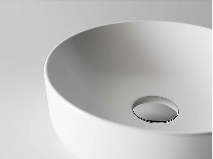 Умывальник CERAMICANOVA Element чаша накладная круглая (цвет Белый Матовый) CN6006 Умывальник CERAMICANOVA Element чаша накладная круглая (цвет Белый Матовый) CN6006