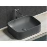 Умывальник CERAMICANOVA Element чаша накладная прямоугольная (Темный Антрацит Матовый) CN6052MDH