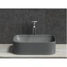 Умывальник CERAMICANOVA Element чаша накладная прямоугольная (Темный Антрацит Матовый) CN6052MDH