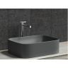 Умывальник CERAMICANOVA Element чаша накладная прямоугольная (Темный Антрацит Матовый) CN6052MDH