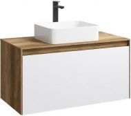 Корпус тумбы под раковину Aqwella 5 Stars Mobi 100 MOB0110DB подвесной Дуб балтийский