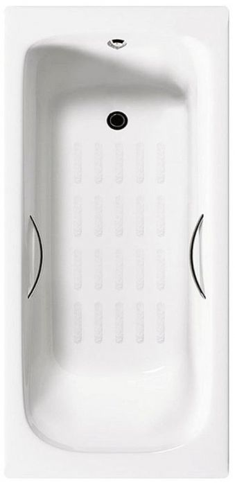 Чугунная ванна Delice Fort 200х85 DLR230622R-AS с отверстиями под ручки с антискользящим покрытием