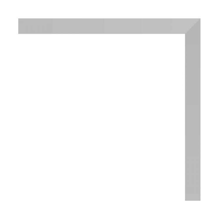 Зеркало EVOFORM DEFENITE BY 3161 56x76 хром 18 мм в багетной раме Зеркало EVOFORM DEFENITE BY 3161 56x76 хром 18 мм в багетной раме