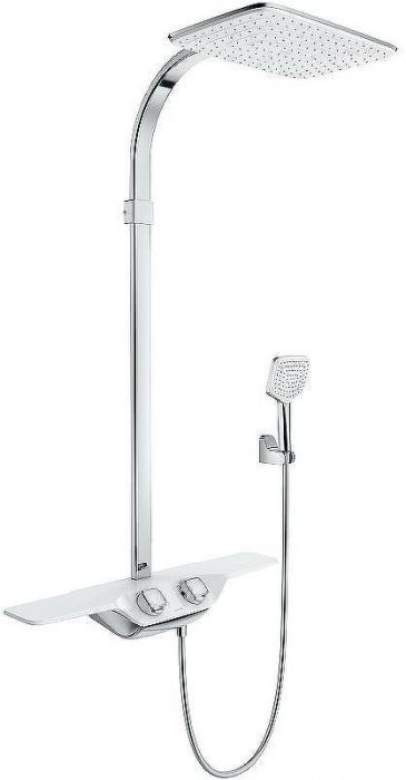 Душевая система Kludi Cockpit Discovery 8020091-00 Хром Белый