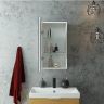 Зеркальный шкаф Art&Max Techno AM-Tec-350-650-1D-L-DS-F с подсветкой с сенсорным выключателем Белый