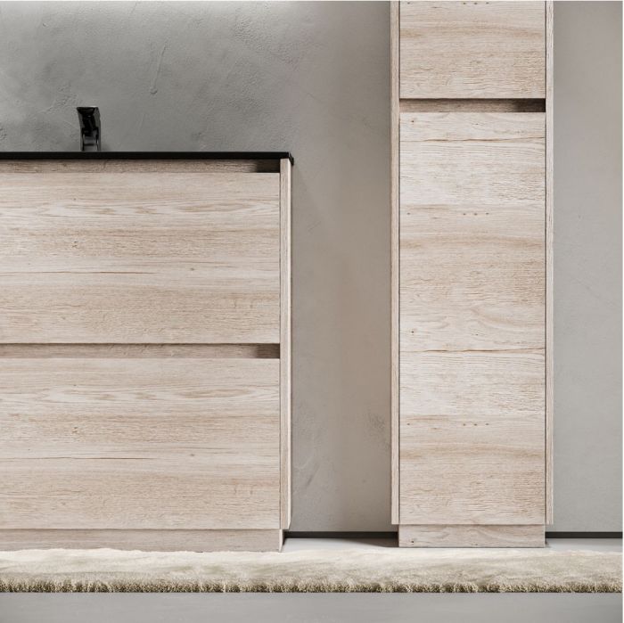 Тумба напольная под раковину SANCOS Libra Floor, дуб галифакс натуральный 890х450х840 мм, LB90FEG