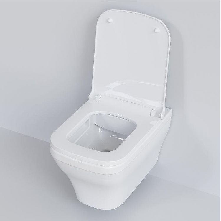 Унитаз Ambassador Benefit 203T20001R подвесной Белый глянцевый без сиденья