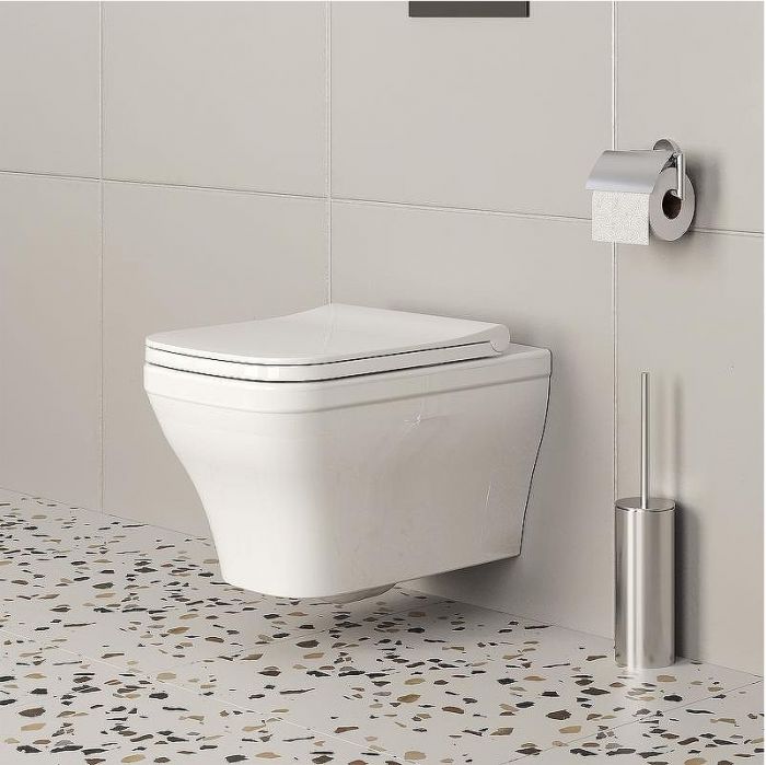 Унитаз Ambassador Benefit 203T20001R подвесной Белый глянцевый без сиденья