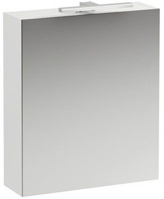 Зеркальный шкаф Laufen Base 60 4.0275.2.110.261.1 R с подсветкой Белый глянец