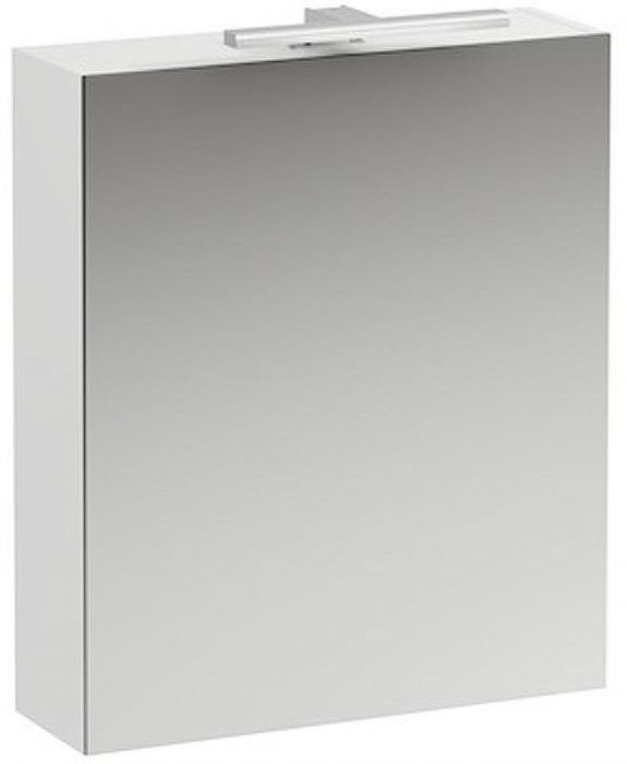 Зеркальный шкаф Laufen Base 60 4.0275.2.110.261.1 R с подсветкой Белый глянец