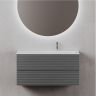 Тумба подвесная SANCOS под раковину правая Folk, Grey soft 995х445х500, FL100RGS