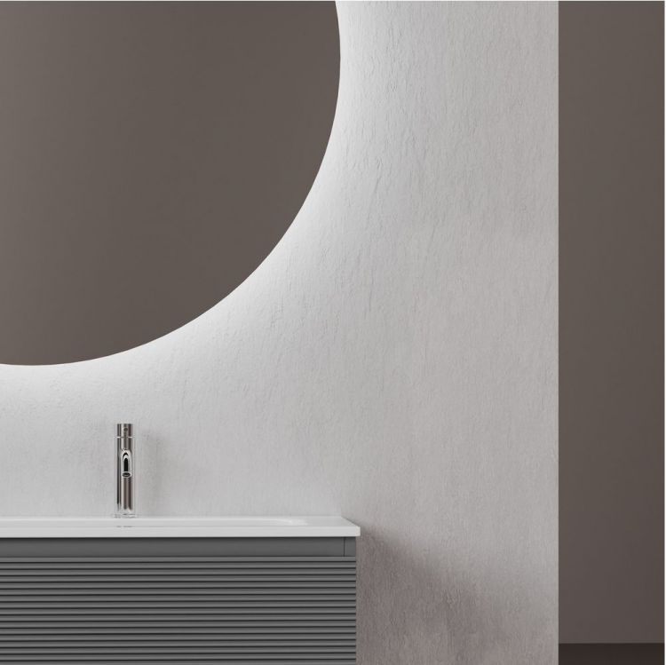 Тумба подвесная SANCOS под раковину правая Folk, Grey soft 995х445х500, FL100RGS