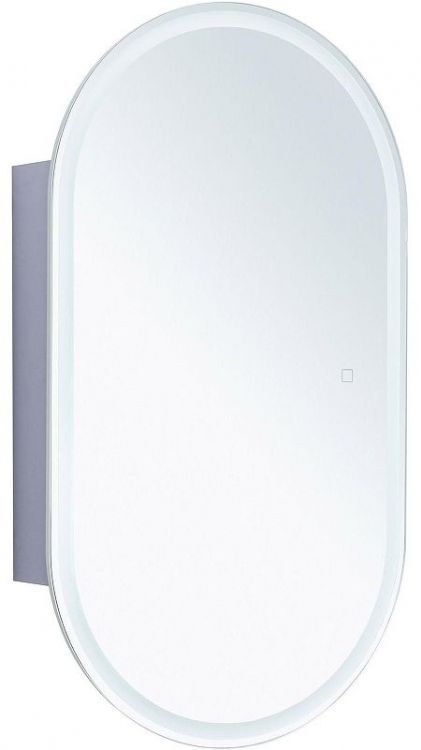 Зеркальный шкаф Aquanet Монте 50 344787 с подсветкой Белый