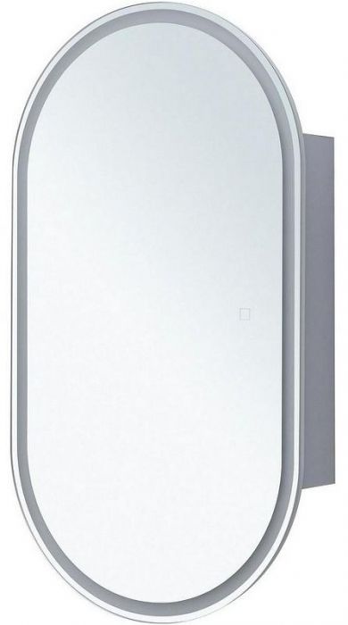 Зеркальный шкаф Aquanet Монте 50 344787 с подсветкой Белый