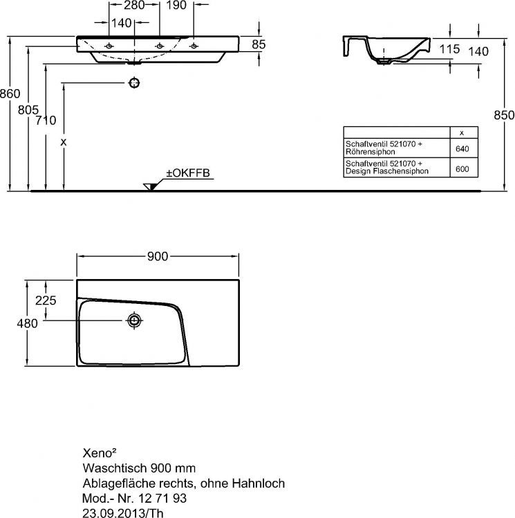Раковина Keramag Xeno?, 127193000
