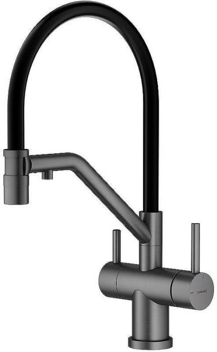 Смеситель для кухни Splenka S70.62.09 Графит матовый Черный