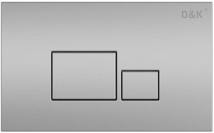 Клавиша смыва D&K Quadro DB1519002 Хром матовый