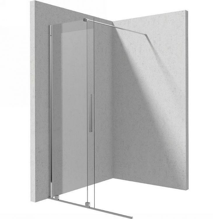 Душевая перегородка Deante Jasmin Walk-In 100 KTJ_030R профиль Хром стекло прозрачное