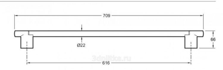 Штанга для душа Jacob Delafon Awaken E24934-BL, черный Штанга для душа Jacob Delafon Awaken E24934-BL, черный