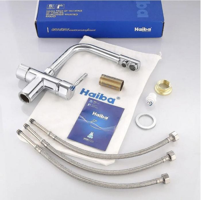 Смеситель для кухни Haiba HB70088 Хром