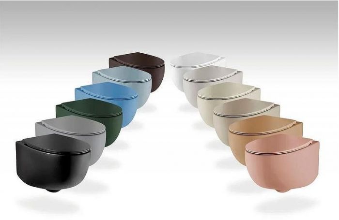 Унитаз AeT Dot 2.0 S555T0R0V6143 подвесной Зеленый мох матовый без сиденья