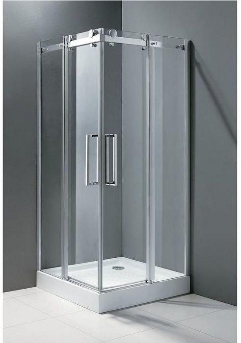 Душевой уголок Cezares Stylus-M A-2 90x90 профиль Хром стекло прозрачное