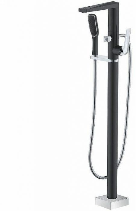 Смеситель для ванны Boheme Venturo 379-B Черный Хром