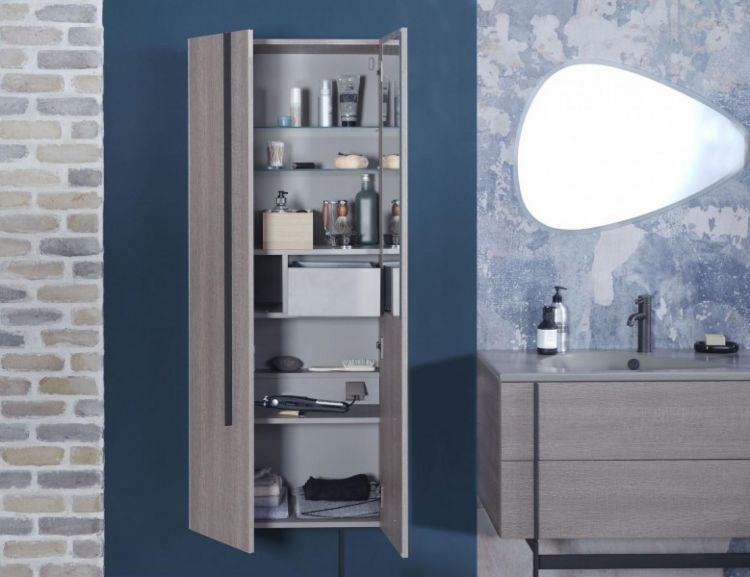 Шкаф-пенал Jacob Delafon Nouvelle Vague EB3048-N18 белый блестящий Шкаф-пенал Jacob Delafon Nouvelle Vague EB3048-N18 белый блестящий