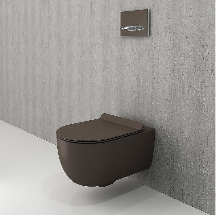 Унитаз Bocchi V-Tondo 1416-025-0129 подвесной Кофейный матовый без сиденья