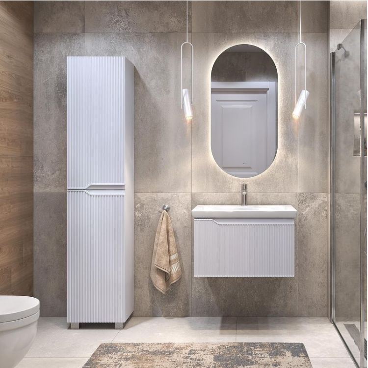 Тумба под раковину Vigo Neo 70 340 подвесная цвет Белый