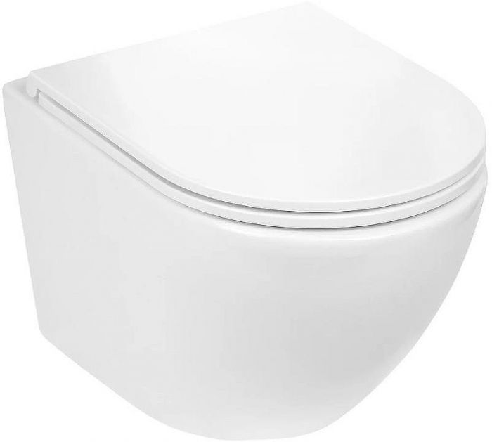 Комплект унитаза WellWant Aura WWU01121WK с инсталляцией Grohe Rapid SL 38811KF0 с сиденьем Микролифт и Черной матовой клавишей смыва