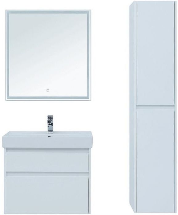 Комплект мебели для ванной Aquanet Nova Lite 75 242903 подвесной Белый