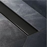 Душевой лоток Bettoserb Compact Line Matte Black 65 13702510BM с решеткой цвет Черный матовый / под плитку