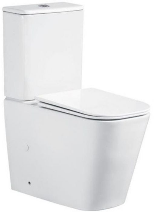 Унитаз компакт Ceruttispa Manlio Tornado CT10618 с бачком и сиденьем Микролифт