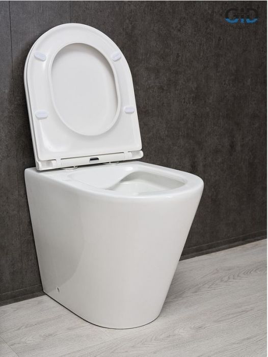 Унитаз Gid Cortado TRS-263 62211Y приставной цвет Белый с сиденьем Микролифт