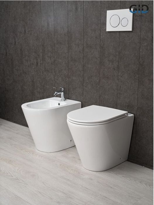 Унитаз Gid Cortado TRS-263 62211Y приставной цвет Белый с сиденьем Микролифт