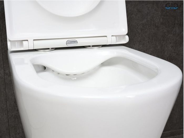 Унитаз Gid Cortado TRS-263 62211Y приставной цвет Белый с сиденьем Микролифт