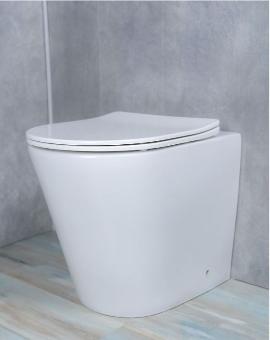 Унитаз Gid Cortado TRS-263 62211Y приставной цвет Белый с сиденьем Микролифт