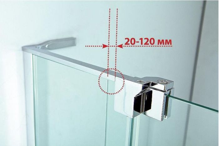 Душевой уголок Cezares Slider 90x80 SLIDER-AH-1-80-80/90-C-Cr профиль Хром стекло прозрачное