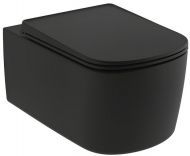 Унитаз Kludi Resa S 27WCW0139 подвесной цвет Черный матовый без сиденья