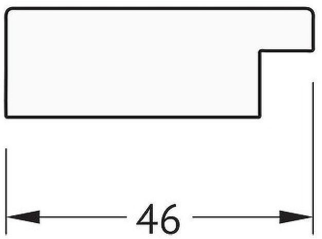 Зеркало Evoform Definite 48х38 BY 3003 в багетной раме - Мозаика медь 46